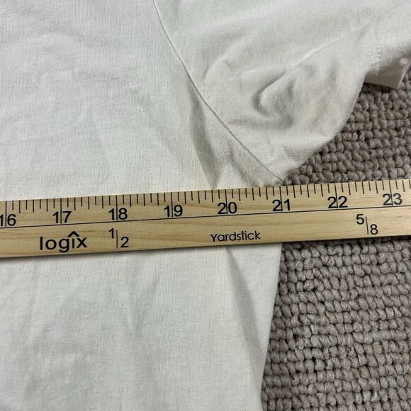 Nike Duke Blue Devils Graphic Shirt Mens Large White Spell Out University NCAA - Picture 4 of 7